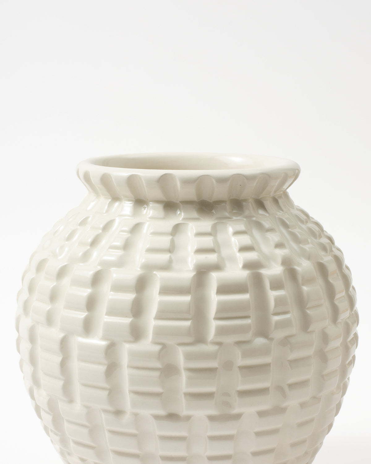 Geometric Vase, Ivory