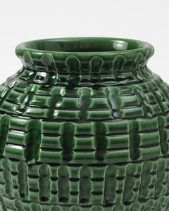 Geometric Vase, Jade