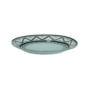 Gigi Aqua Oval Platter