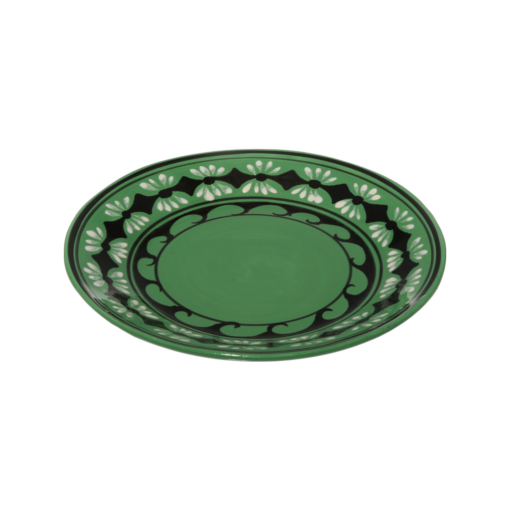 Gigi Green Dessert Plate
