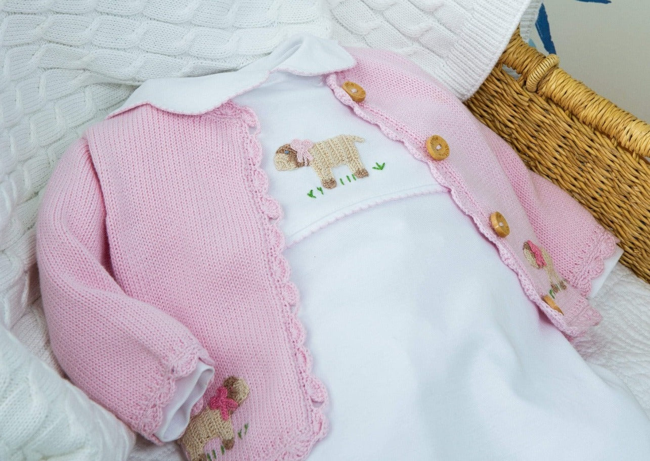 Girl Sheep Crochet Sweater