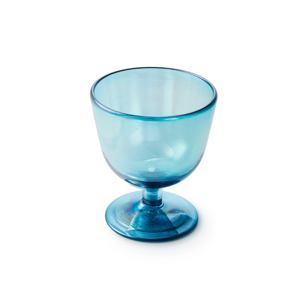 Iridescent Turquoise Coupe Tabletop Mexico 