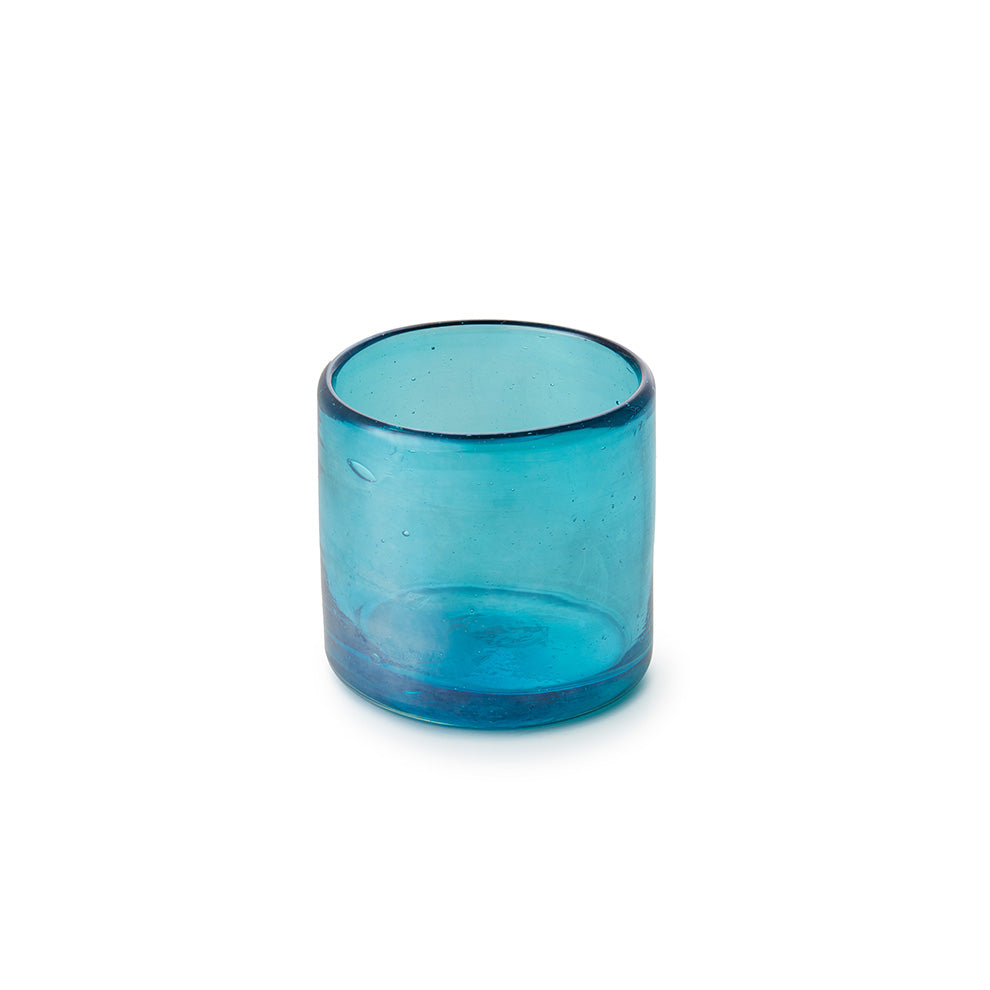 Iridescent Turquoise Tumbler Tabletop Mexico 