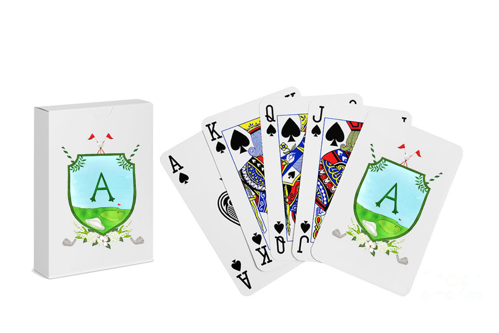 Personalized Crest Playing Cards