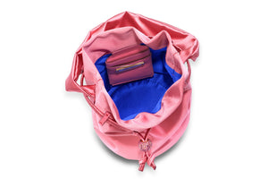 Grace Pouch Petite in Splendido Pink Satin