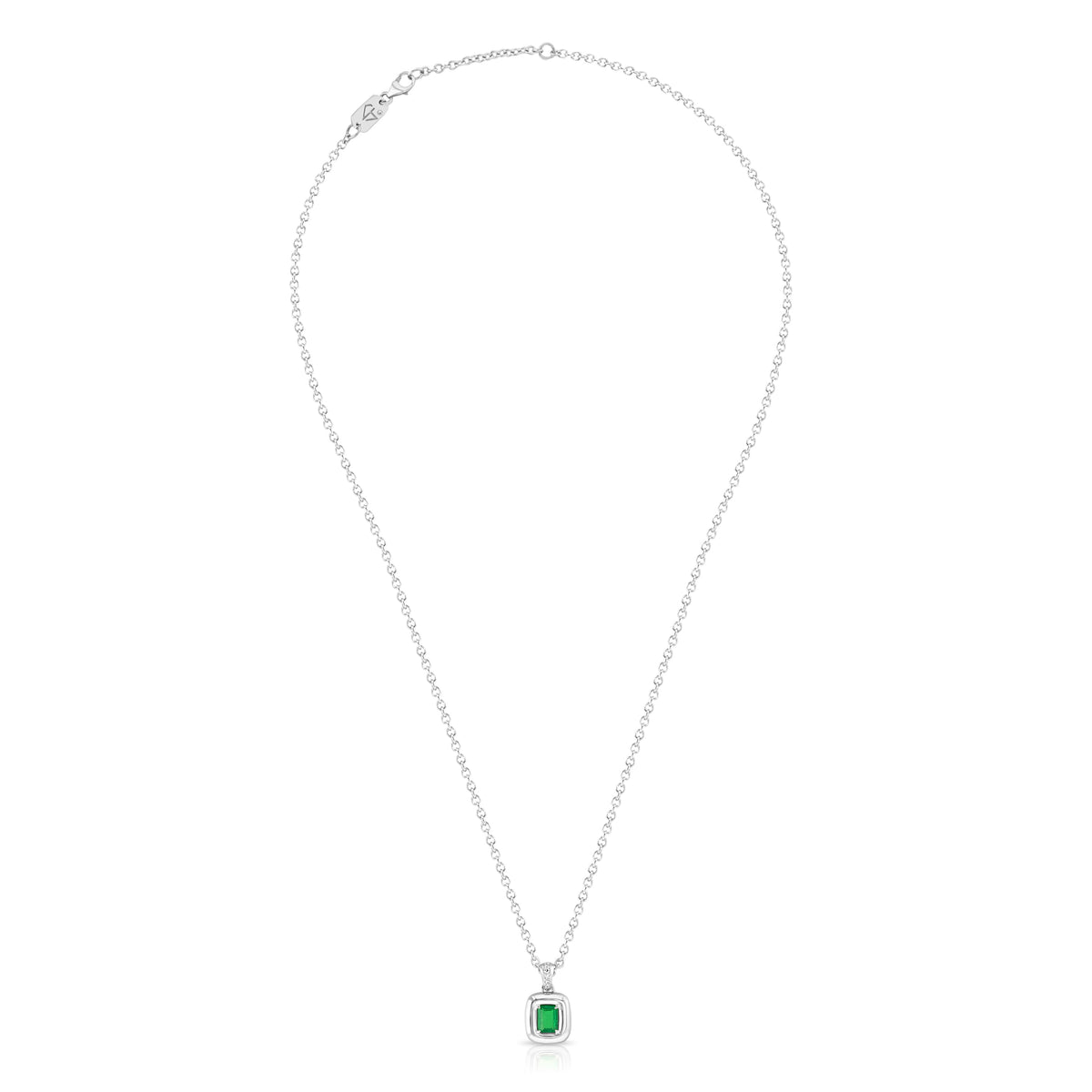 Green Emerald Luna Necklace