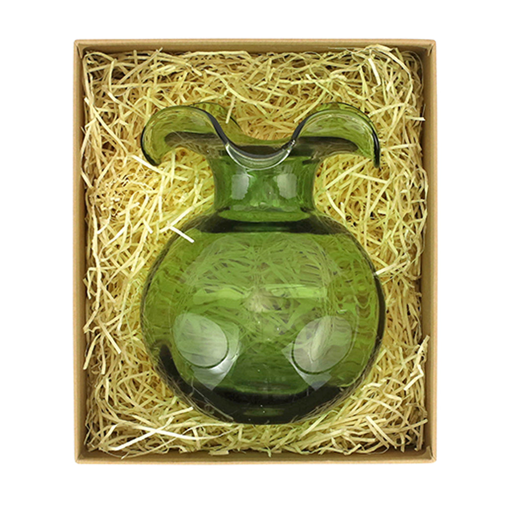 Hibiscus Glass Bud Vase