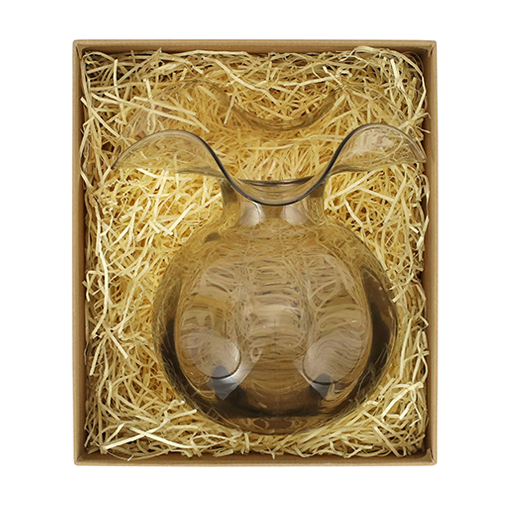 Hibiscus Glass Bud Vase