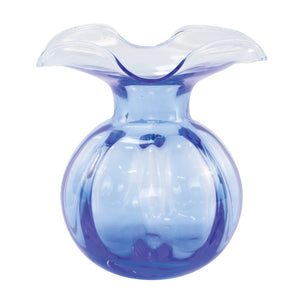 Hibiscus Glass Medium Fluted Vase