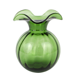 Hibiscus Glass Medium Fluted Vase