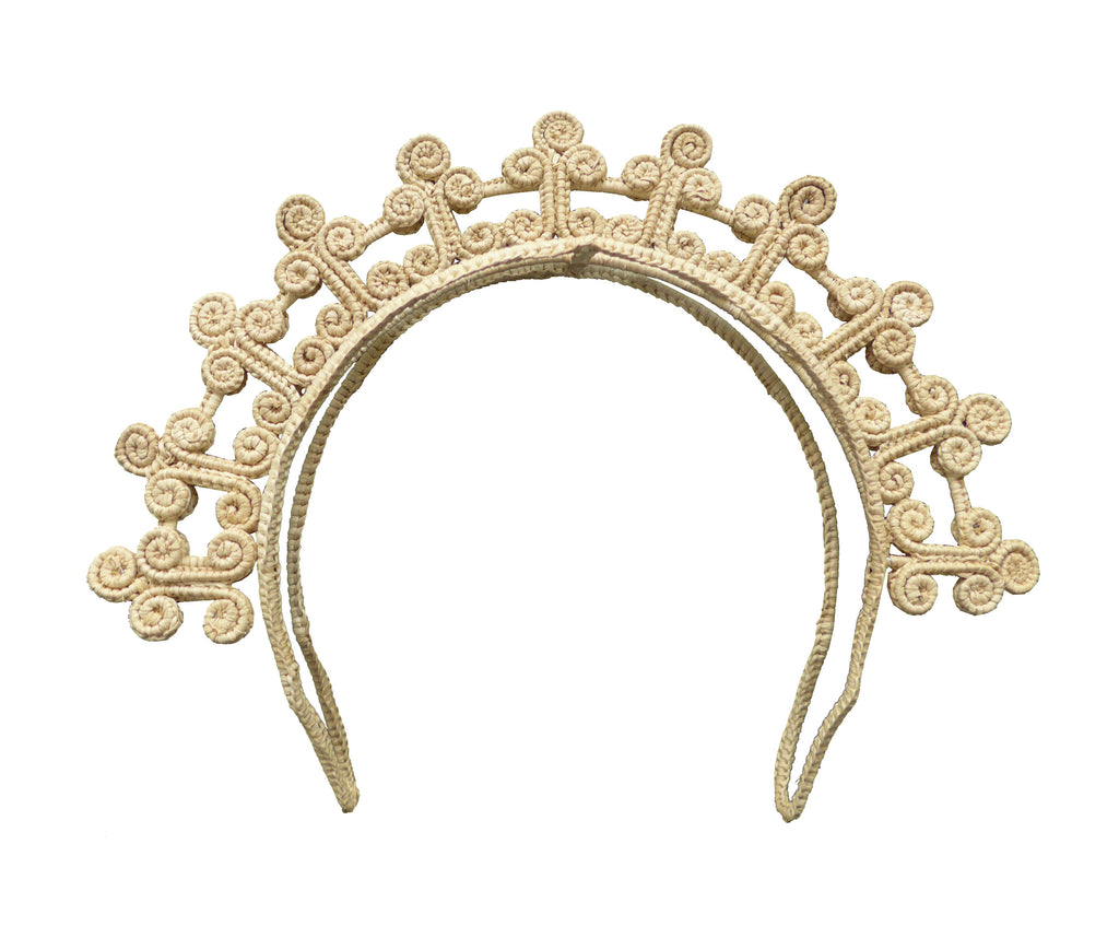 Arabesque Double Spiral Headpiece