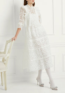 The Collector's Edition Ellie Nap Dress - White Lace color:white lace