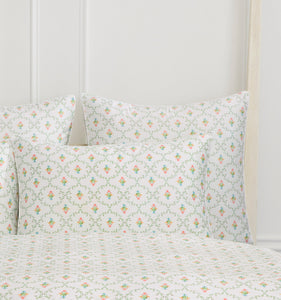 Pastel Trellis Euro Sham color:pastel trellis