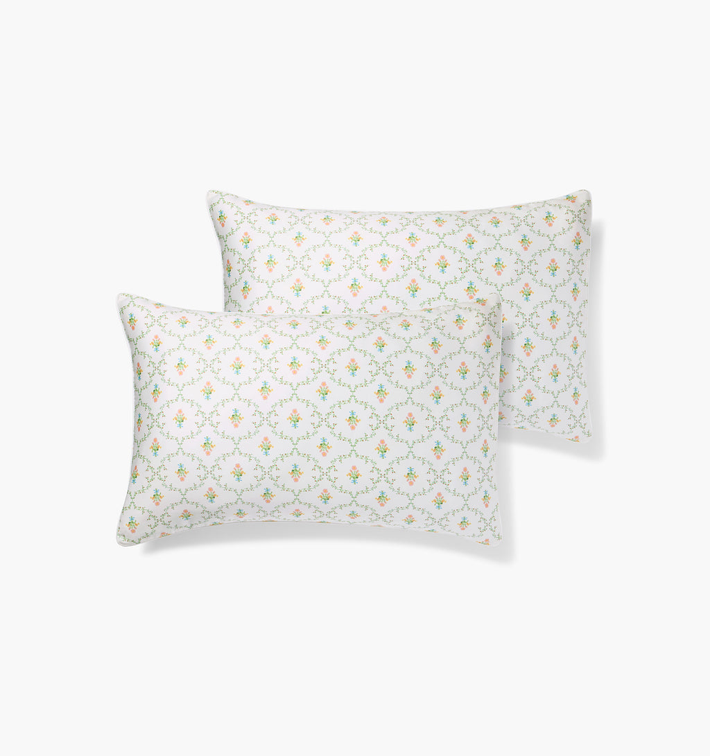 monogram:pastel-trellis