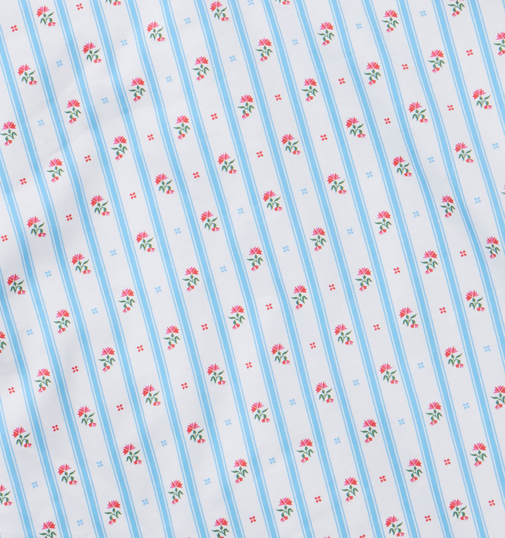 Tummy Time Mat - Floral Stripe color:floral stripe