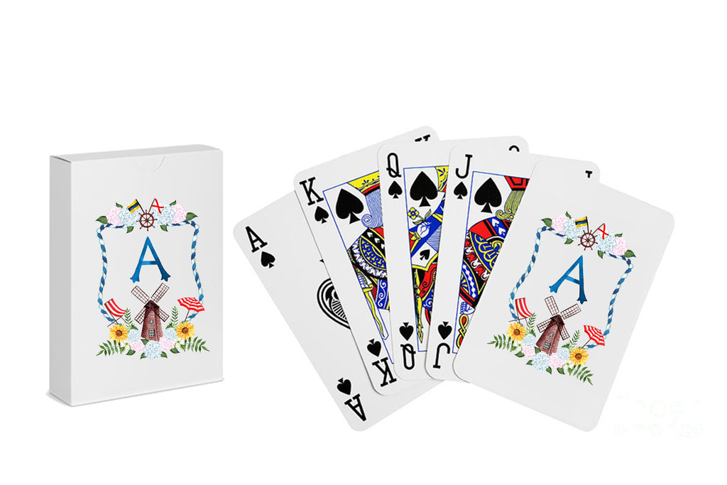 Personalized Crest Playing Cards