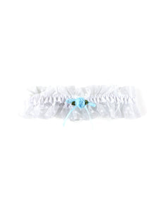 Dotted Tulle Garter