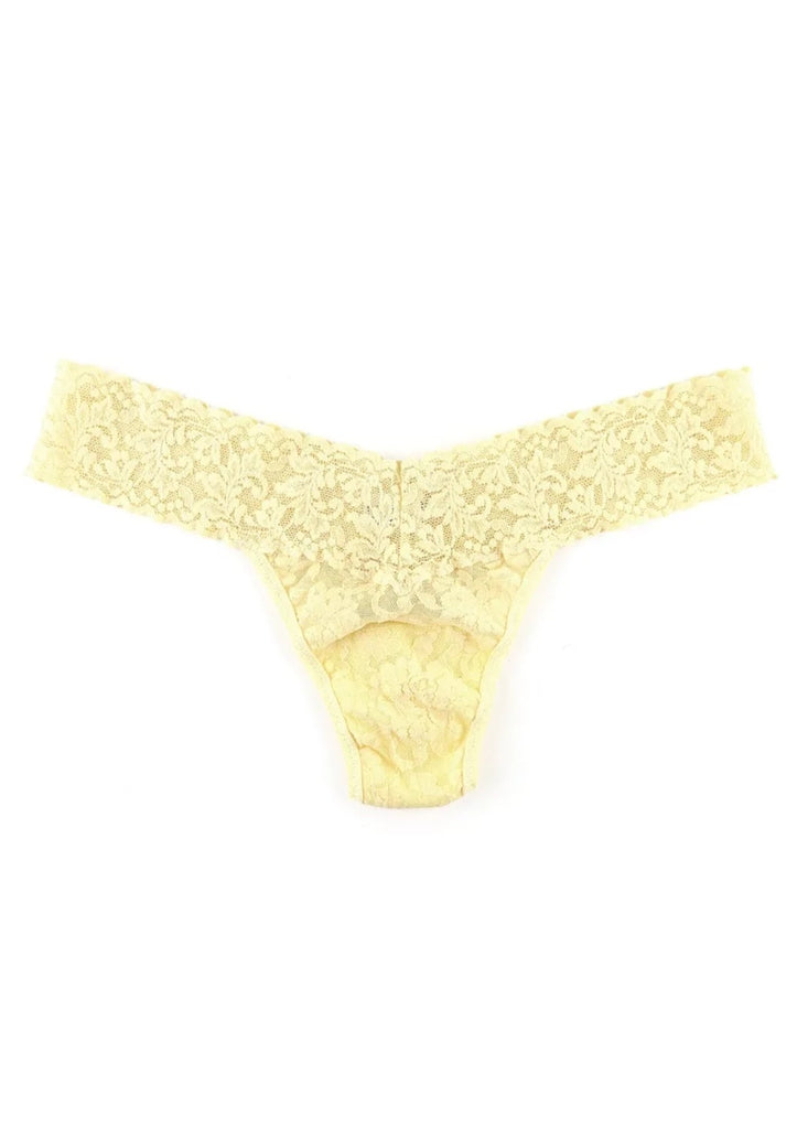 Signature Lace Low Rise Thong