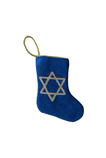 Star Of David Bauble Stocking