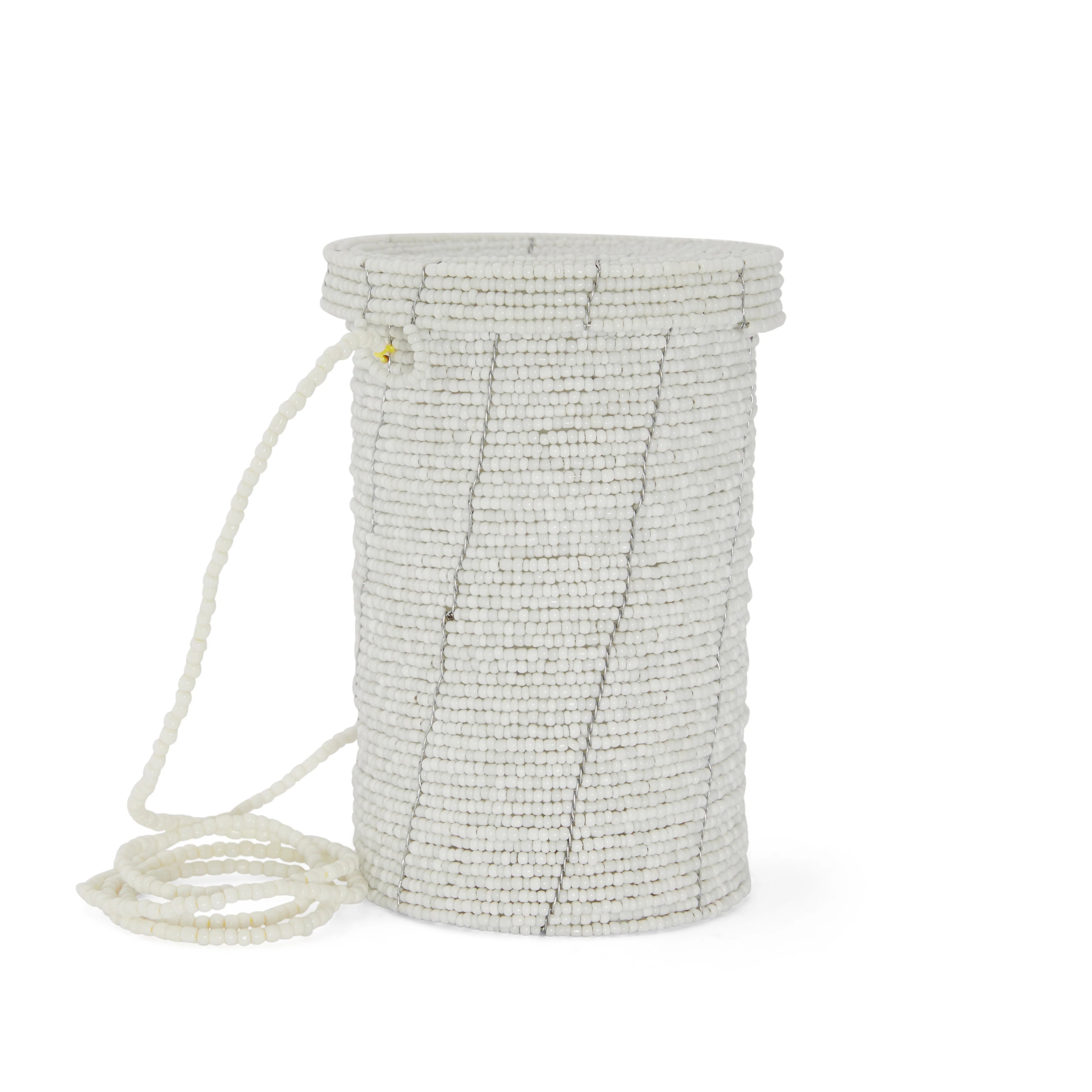 Harare Beaded Bag White