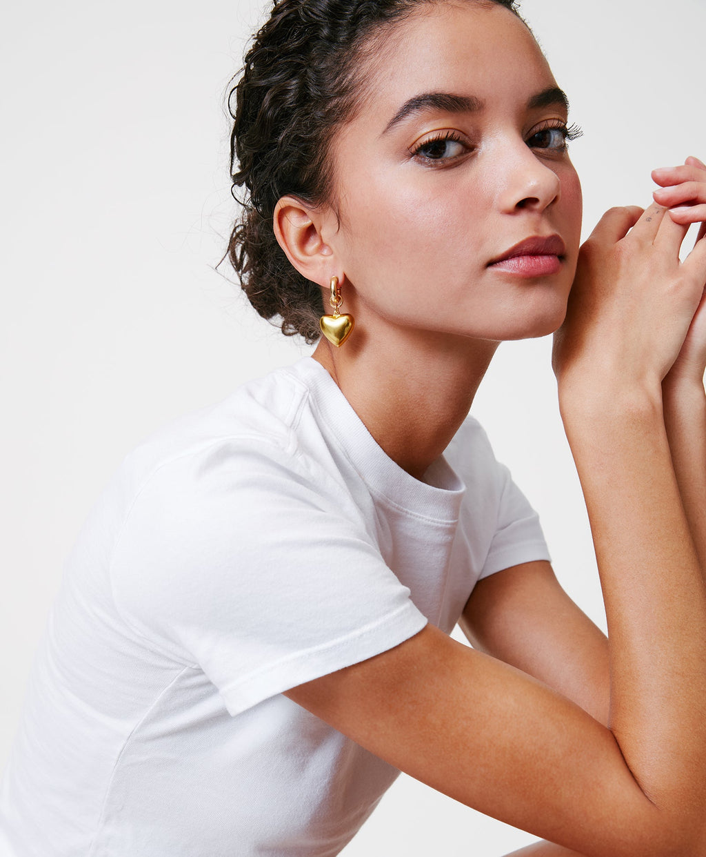 Heart & Soul Gold Earrings