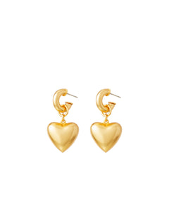 Heart & Soul Gold Earrings