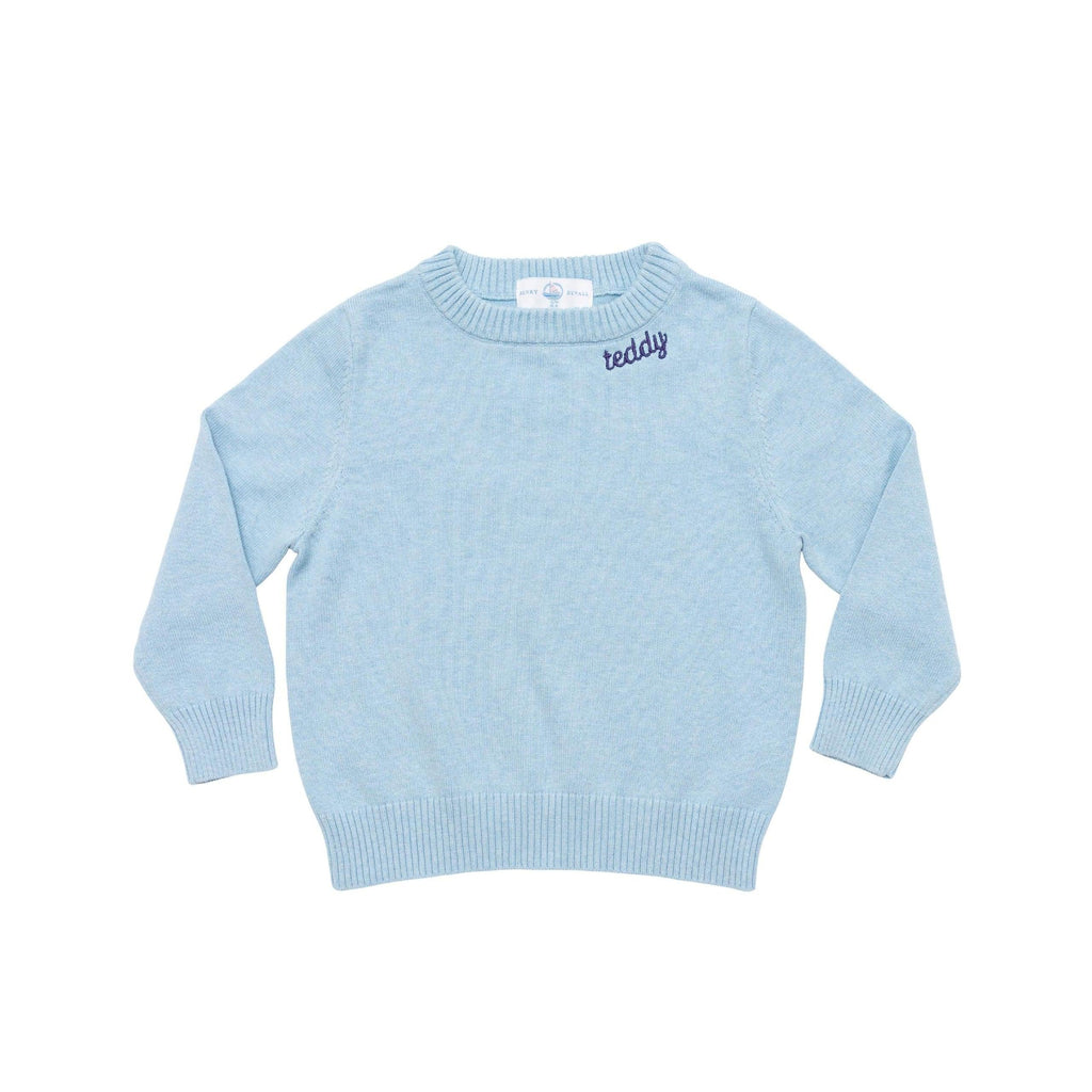 Buy Boys Monogrammed Blue Sweater Blue Sweater for Boys Boys