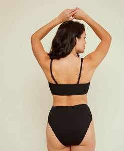 The High Waisted Cheeky Bottom in Ribbed