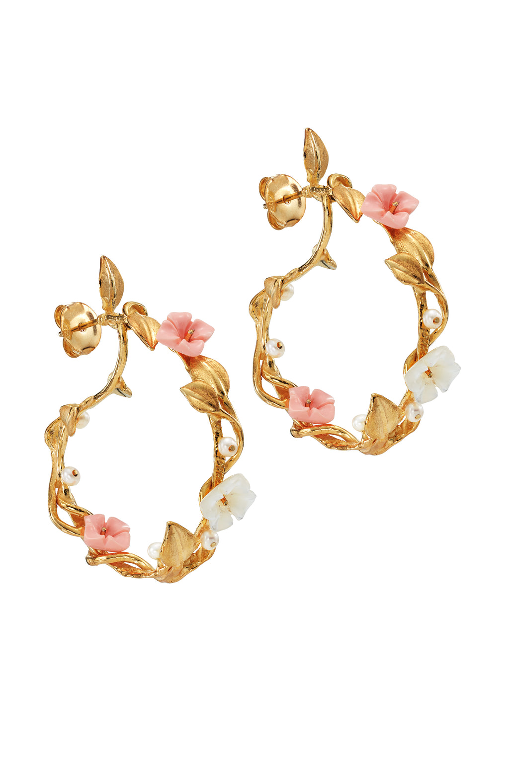 Mini Flower Whirl Earrings