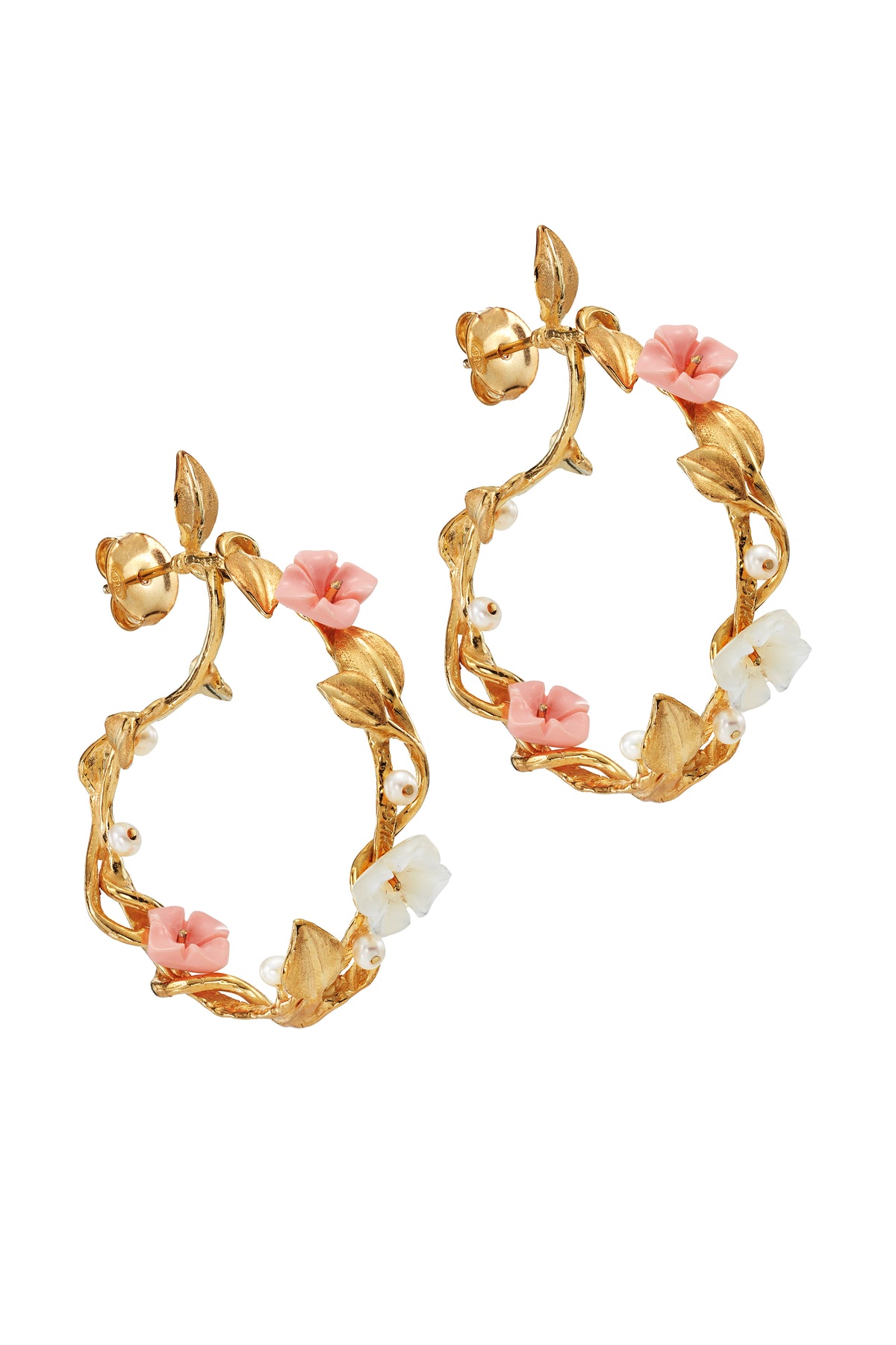 Mini Flower Whirl Earrings
