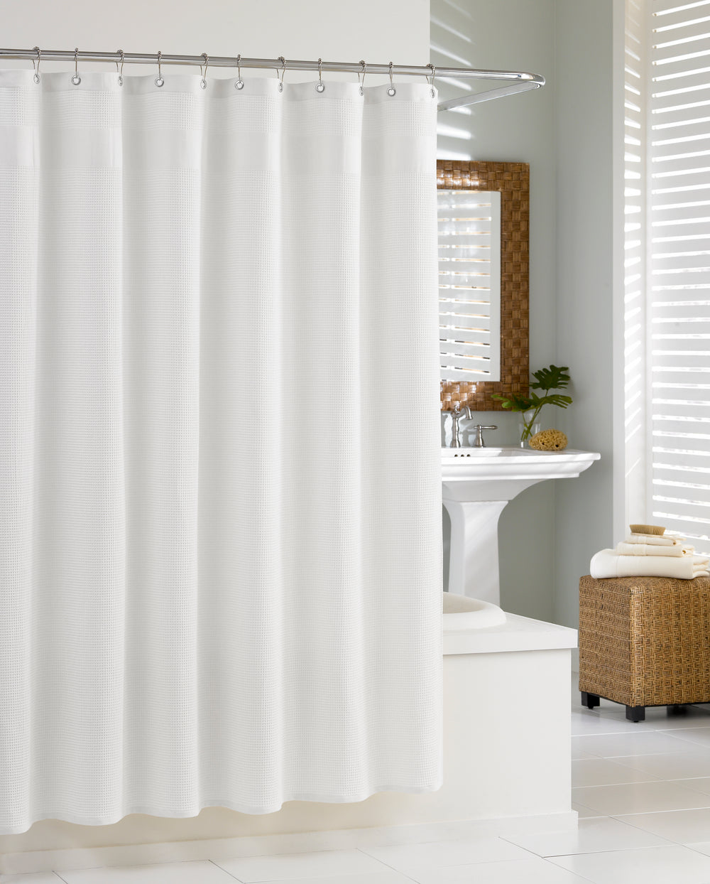 Waffle Shower Curtain