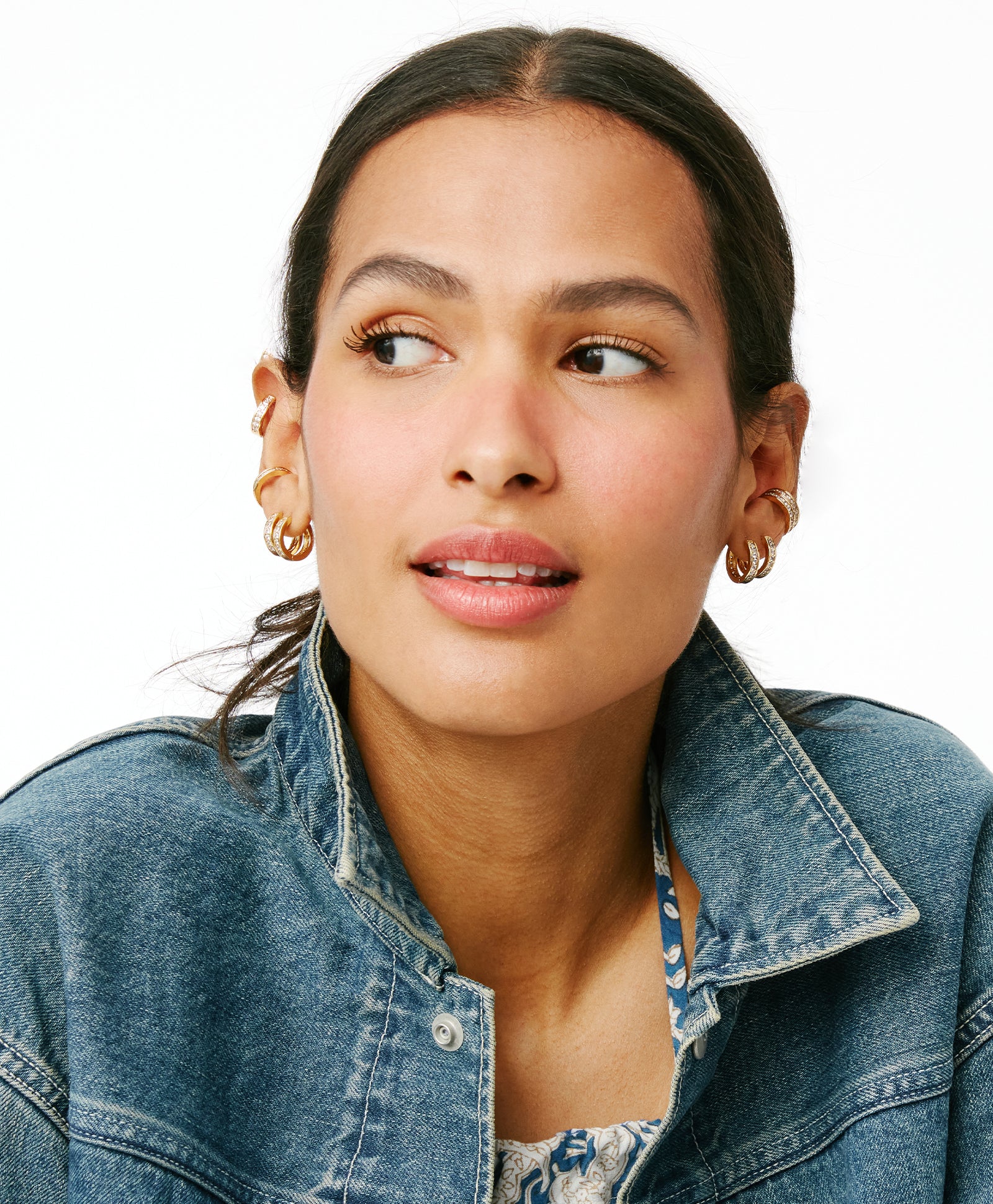 Hug Me Earrings & Ear Cuff Set