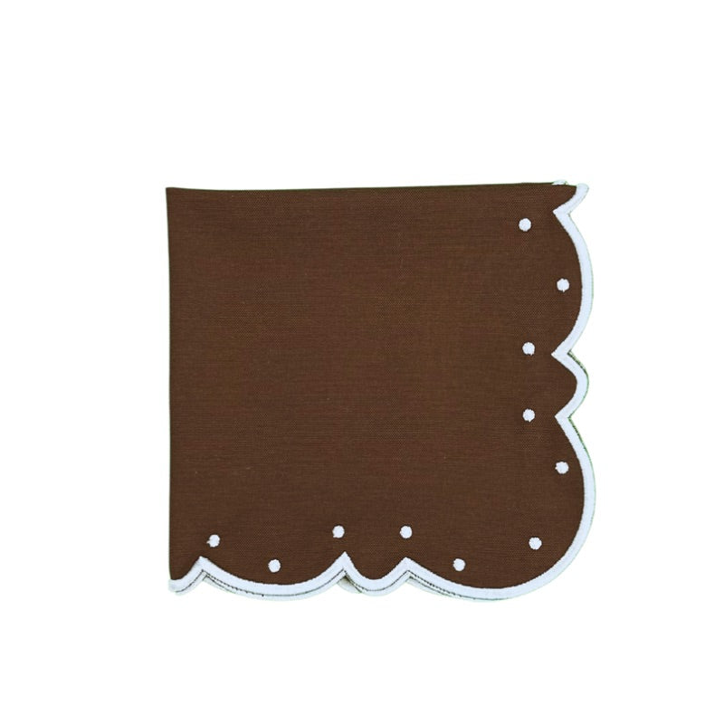 Ava Napkin - Dark Cocoa, Set of 4