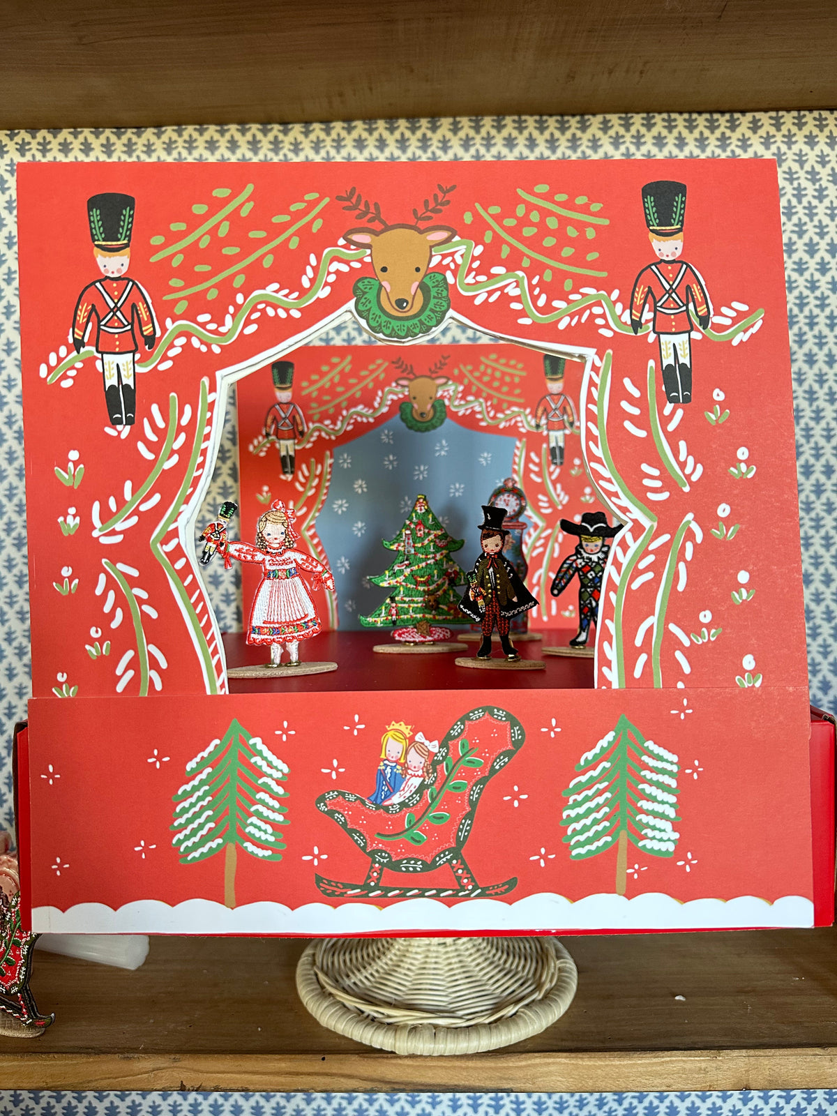 Nutcracker Embroidered Characters & Stage