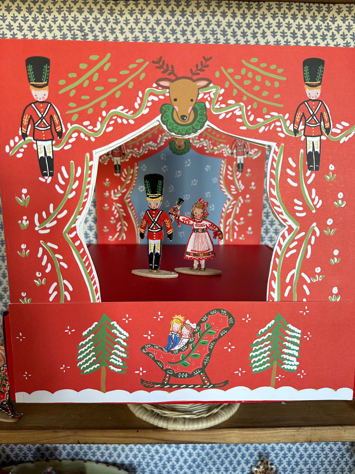 Nutcracker Embroidered Characters + Stage - Premium  from Tricia Lowenfield Design 