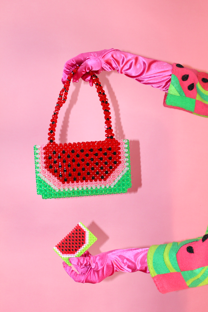 Watermelon beaded bag online