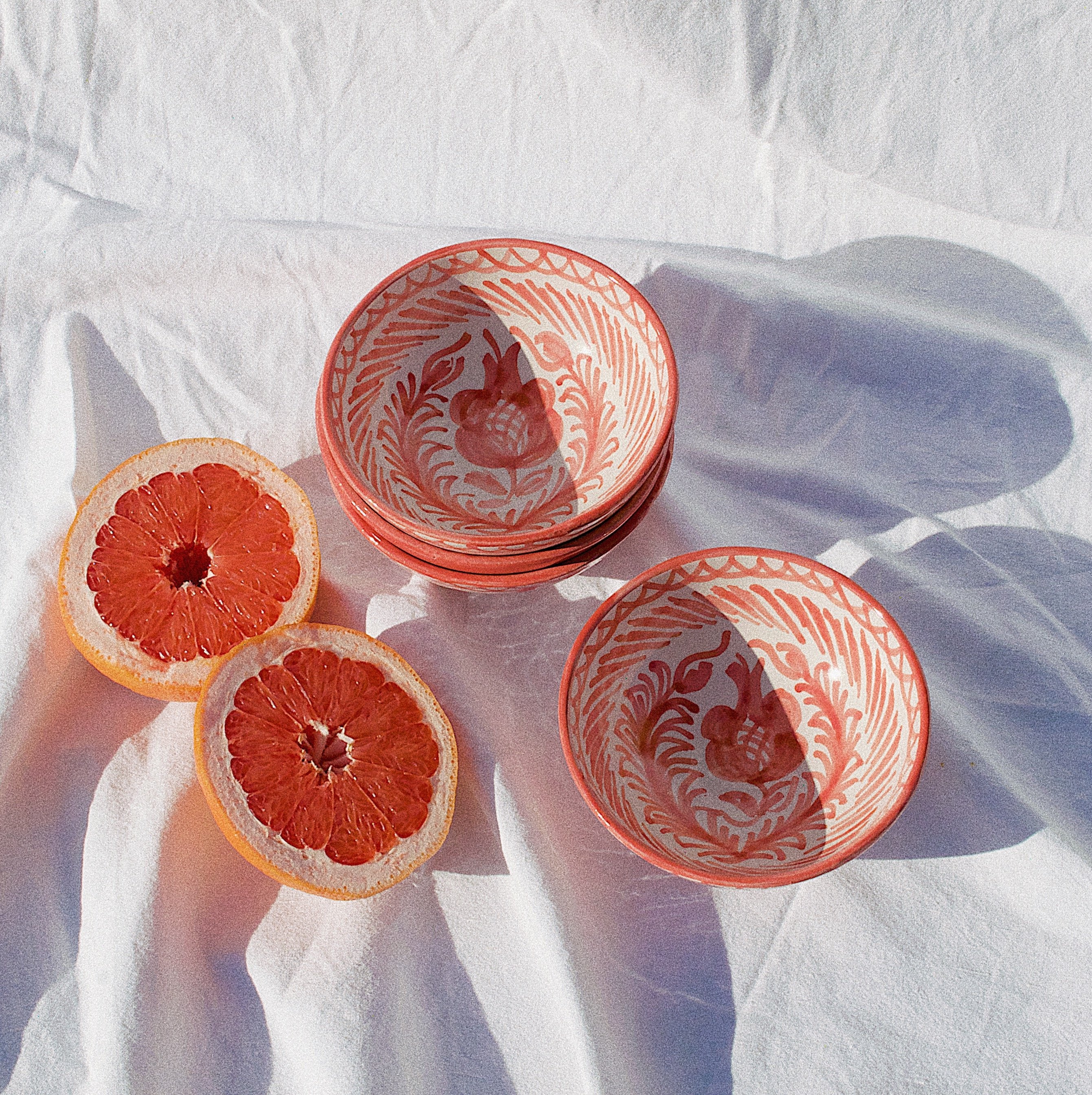 SMALL bowl with hand painted designs - Pomelo casa