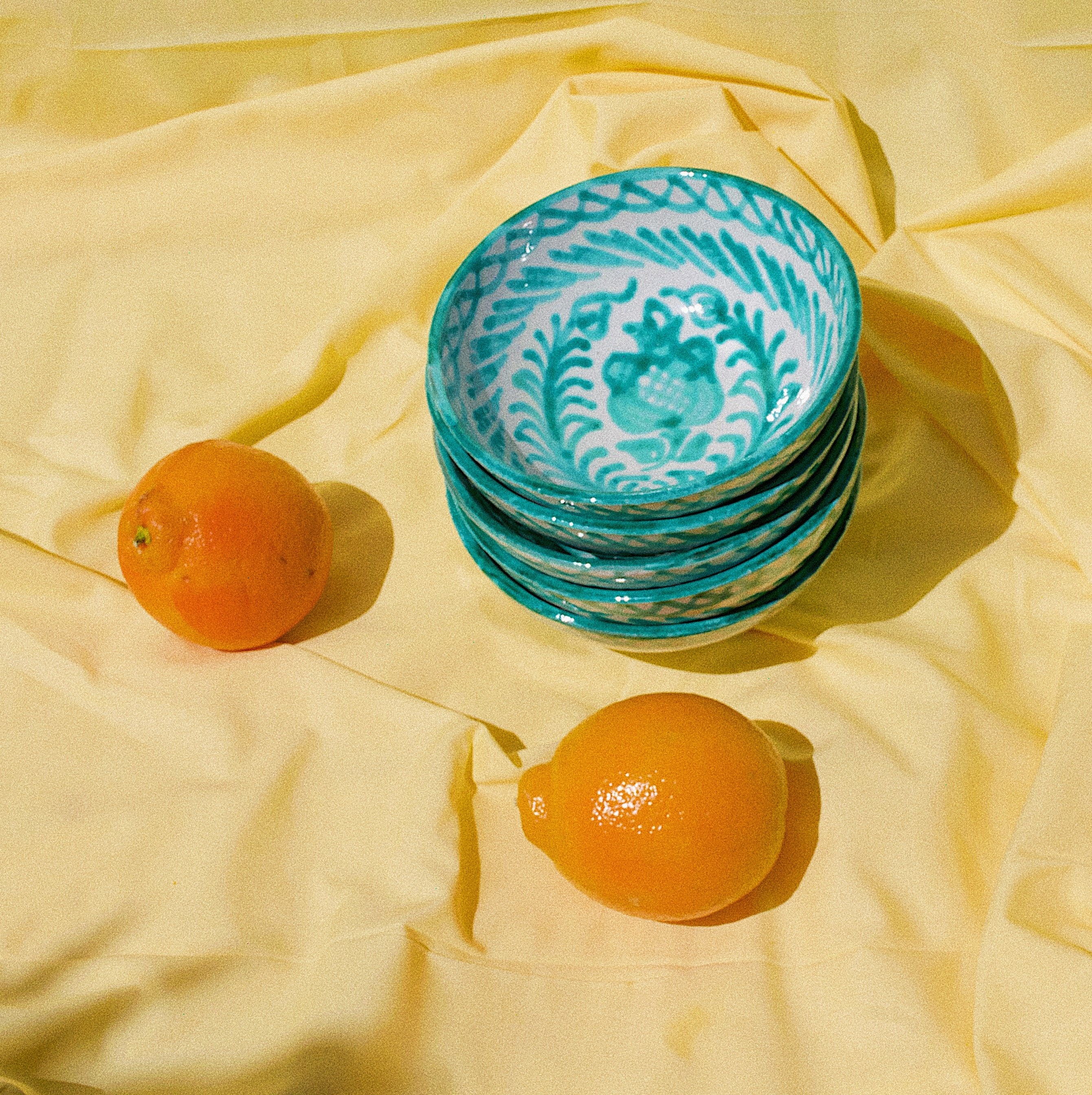 SMALL bowl with hand painted designs - Pomelo casa