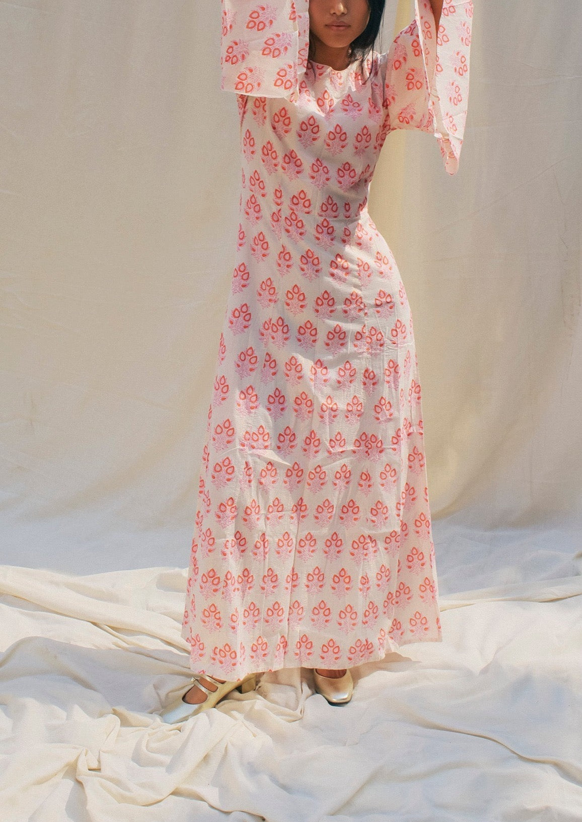 Stevie Dress in Faded Coral