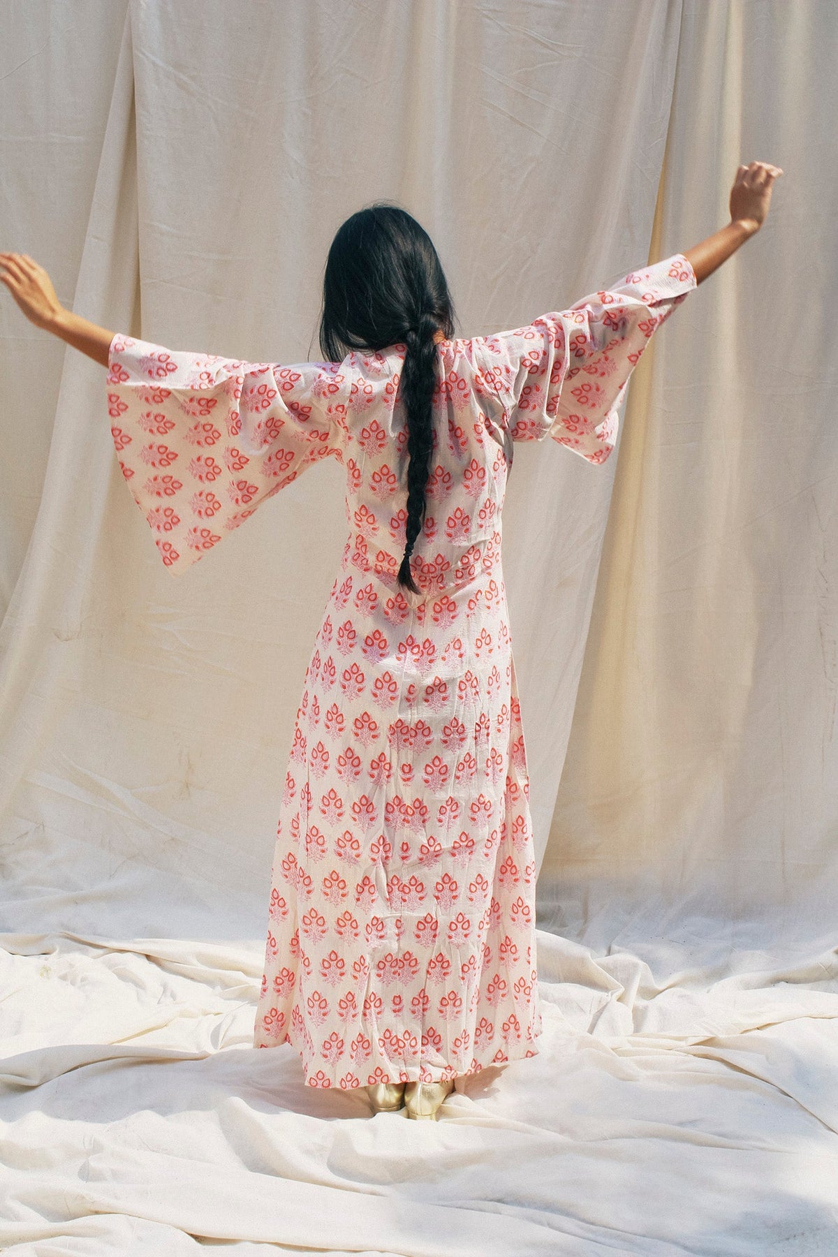 Stevie Dress in Faded Coral