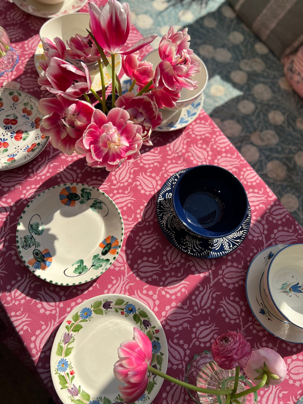 Carnation Dessert Plate