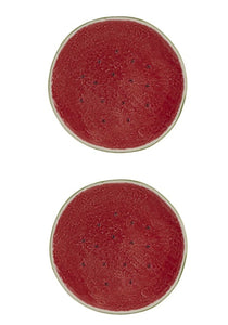 Watermelon Charger Plate, Set of 2