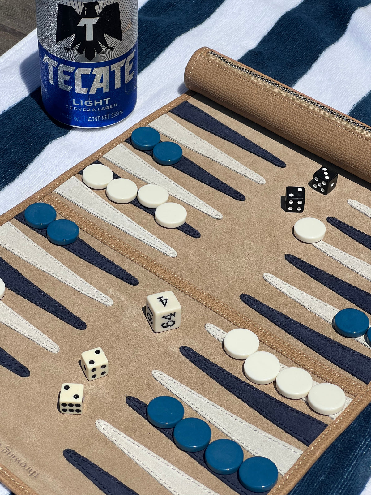 Travel Nantucket Backgammon Board