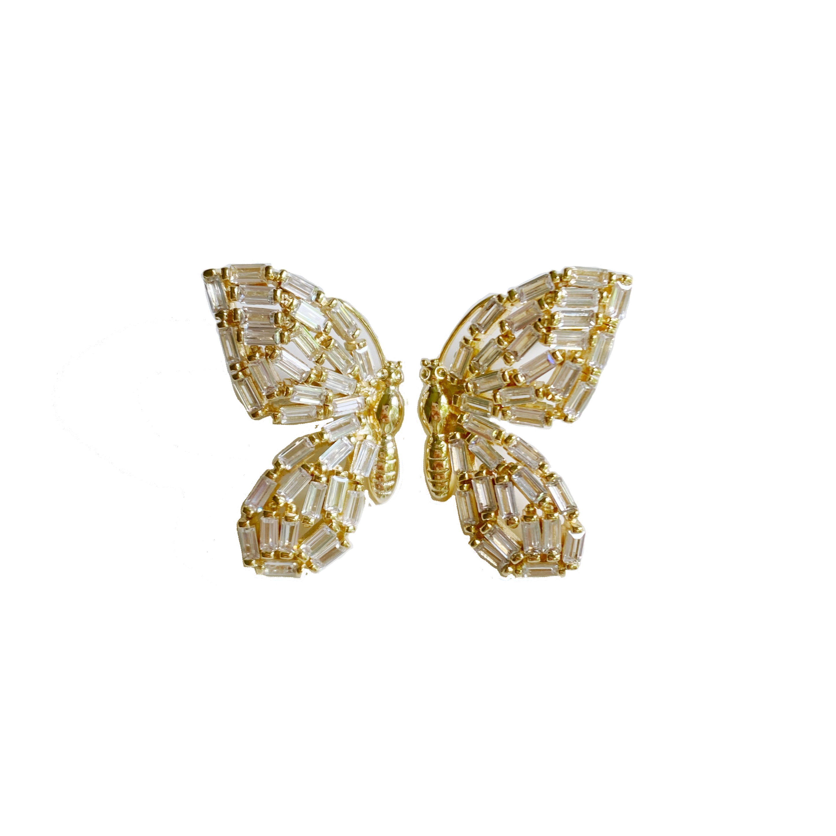 Embellished Butterfly Studs