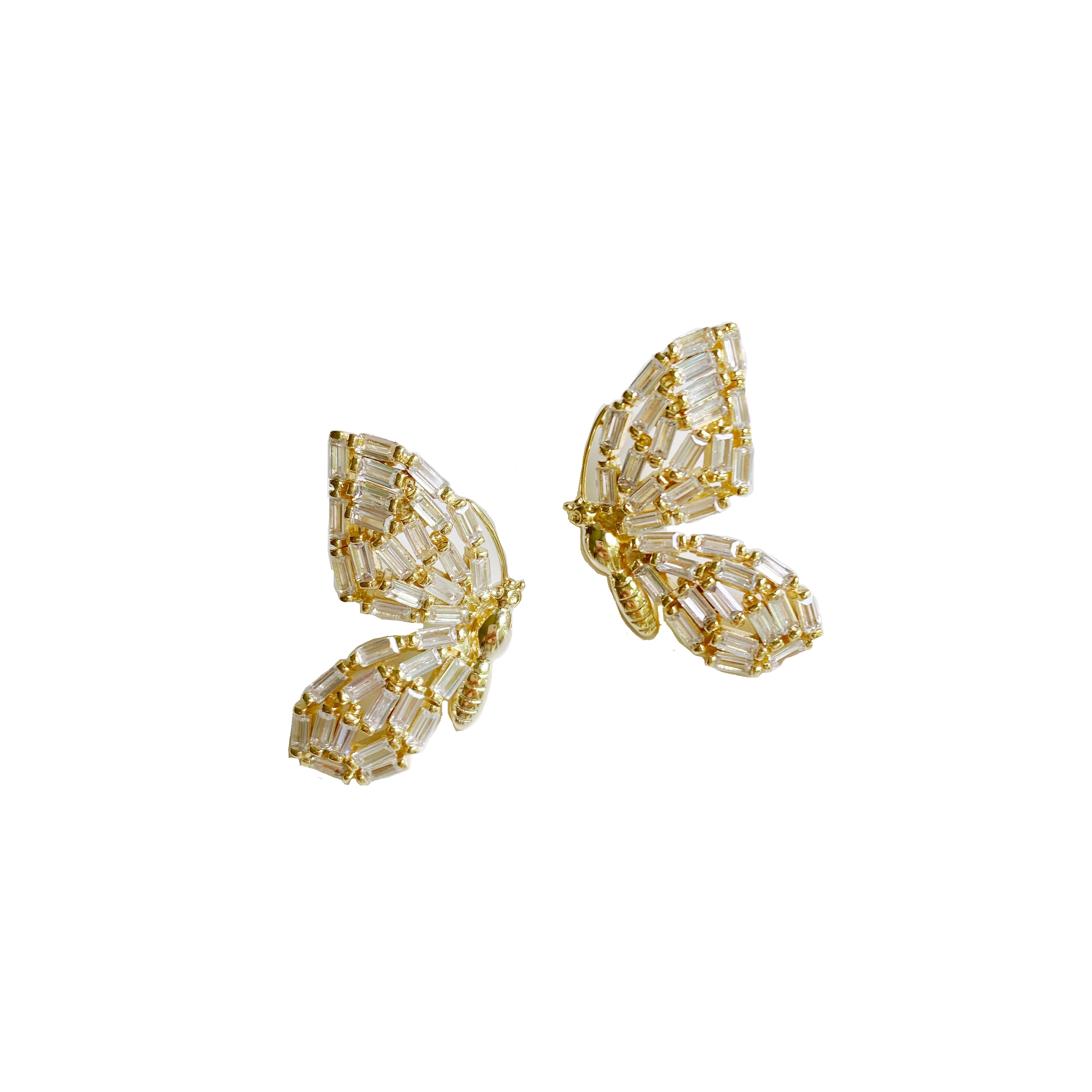 Embellished Butterfly Studs