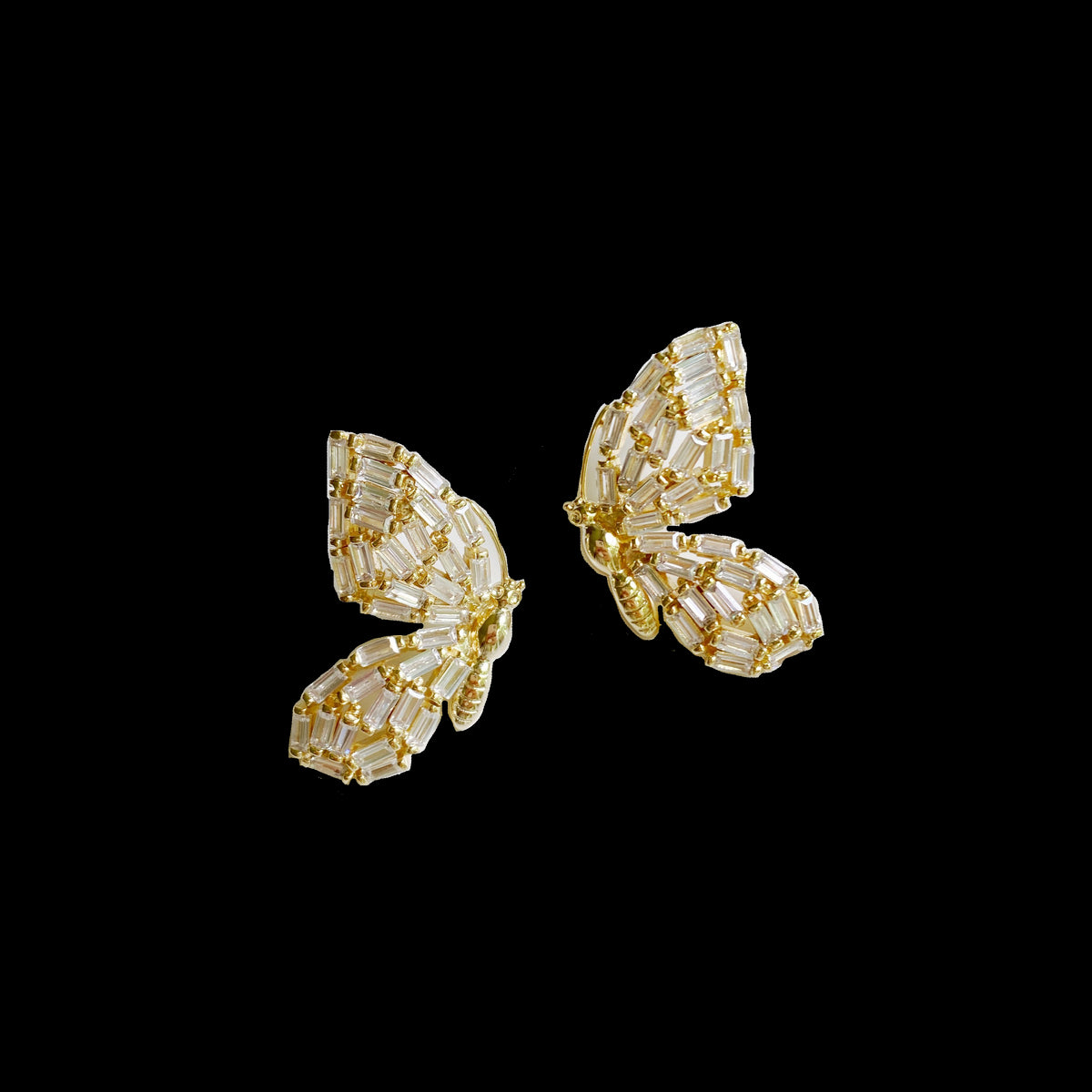 Embellished Butterfly Studs