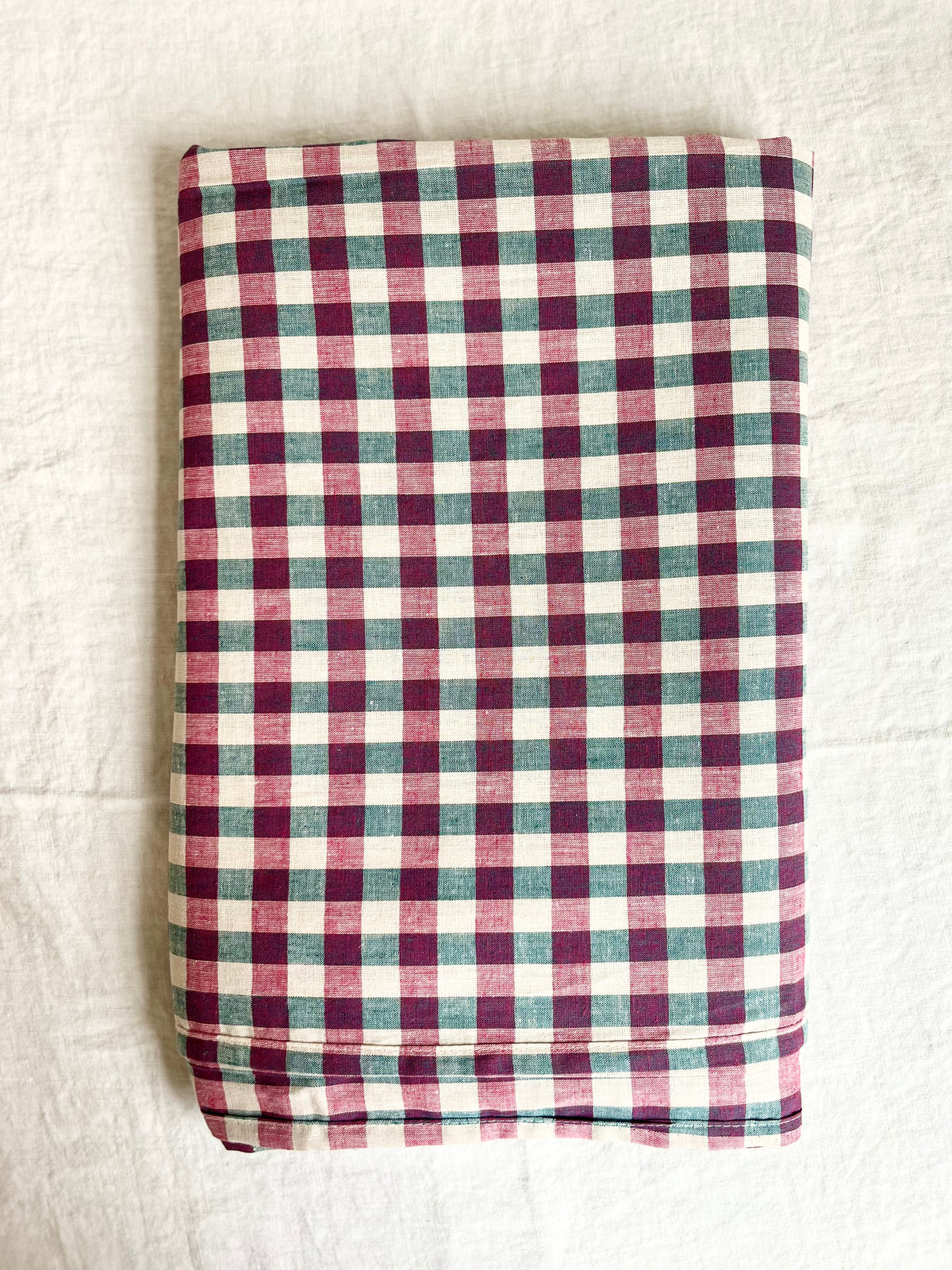Ambrosia Plaid Tablecloth