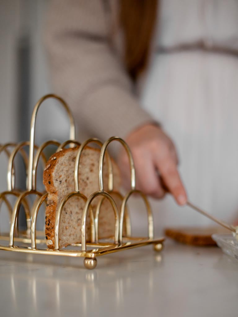 Brass Toast Stand