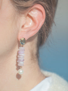 Ingrid Earrings in Lilac