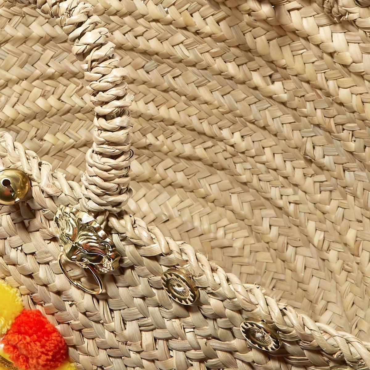 Sicilian Basket in Orange and Yellow